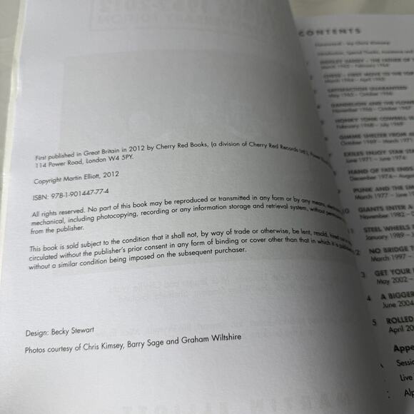 The Rolling Stones Complete Recording Sessions 1962–2012 HC Martin Elliott - Picture 3 of 3